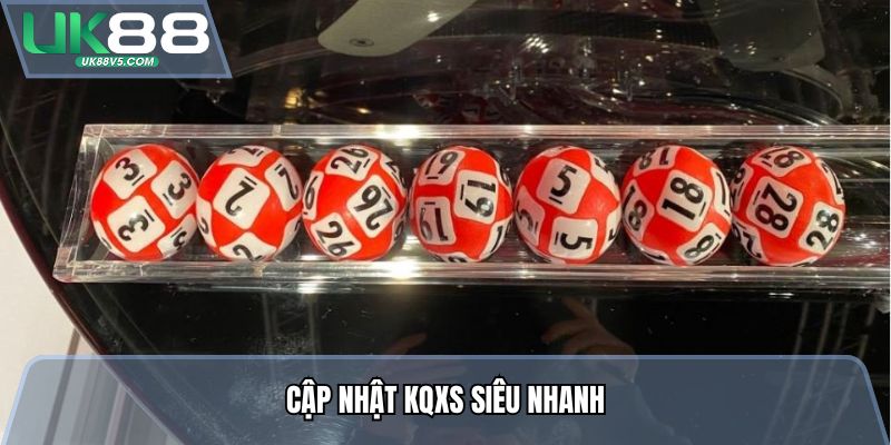 Cập nhật KQXS siêu nhanh